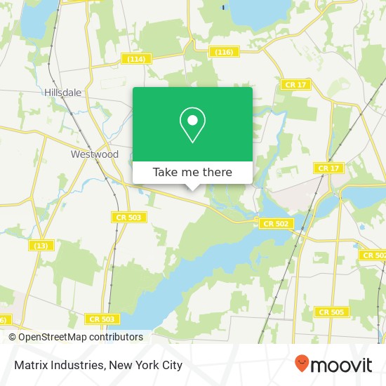 Matrix Industries map