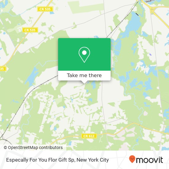 Mapa de Especally For You Flor Gift Sp