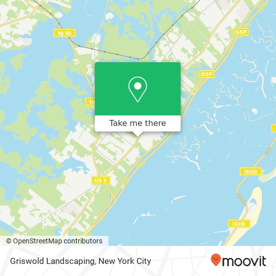 Griswold Landscaping map