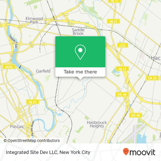 Mapa de Integrated Site Dev LLC