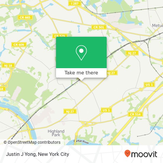 Justin J Yong map