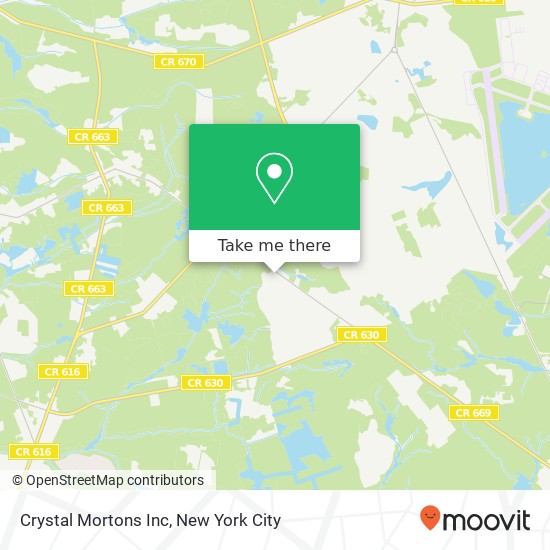 Mapa de Crystal Mortons Inc