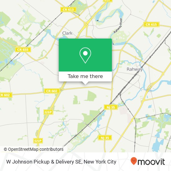 Mapa de W Johnson Pickup & Delivery SE