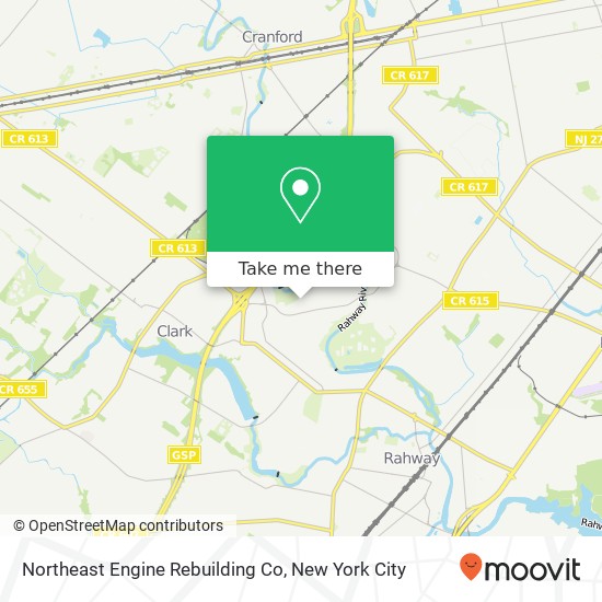 Northeast Engine Rebuilding Co map