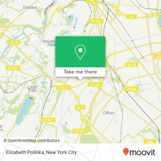 Elizabeth Politika map
