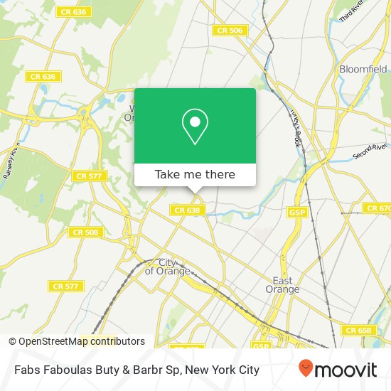 Mapa de Fabs Faboulas Buty & Barbr Sp