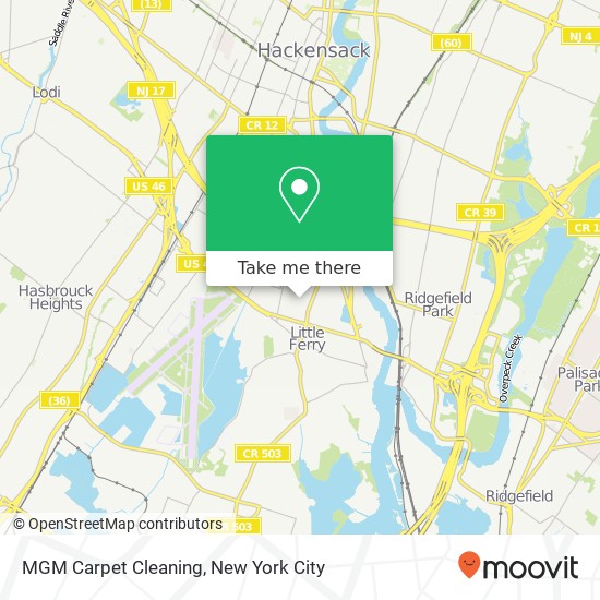 Mapa de MGM Carpet Cleaning