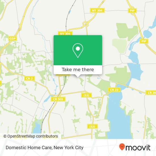 Mapa de Domestic Home Care