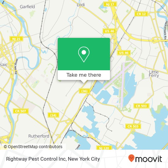 Rightway Pest Control Inc map