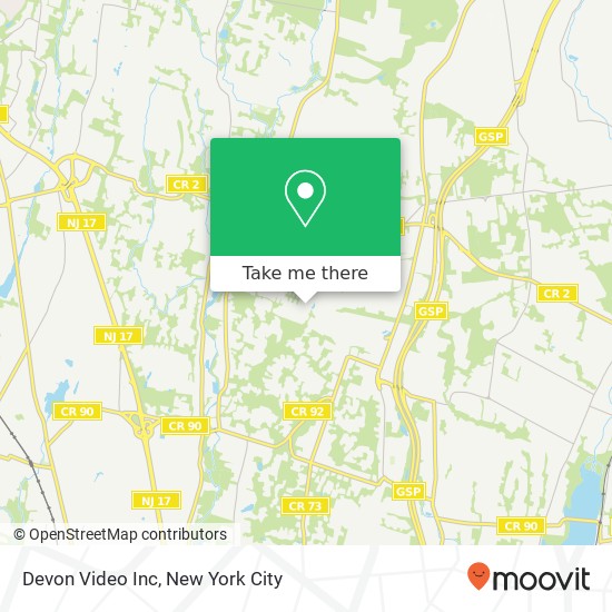 Mapa de Devon Video Inc