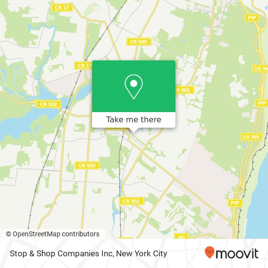Mapa de Stop & Shop Companies Inc