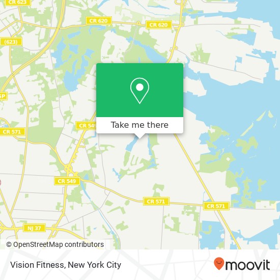 Vision Fitness map