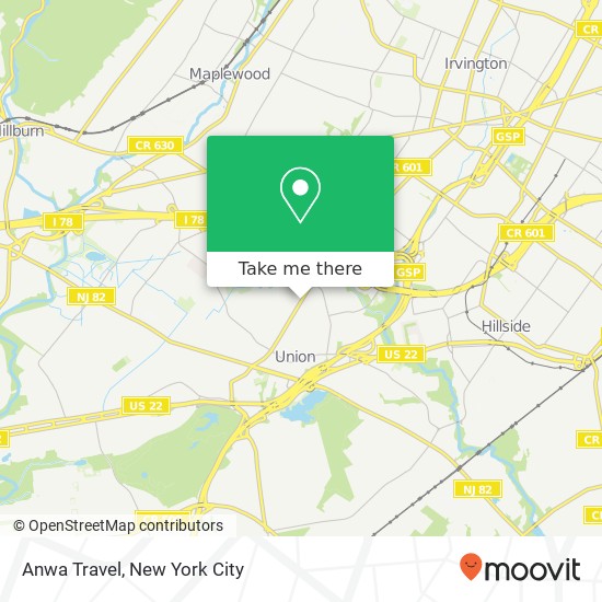 Anwa Travel map