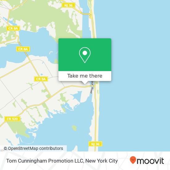 Tom Cunningham Promotion LLC map