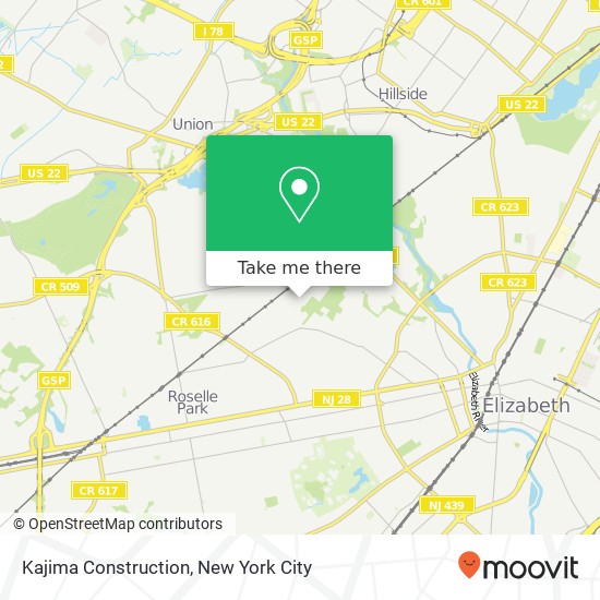 Mapa de Kajima Construction