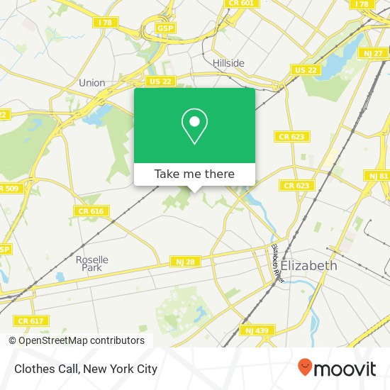 Clothes Call map