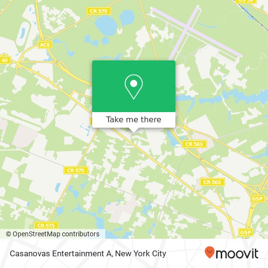 Casanovas Entertainment A map