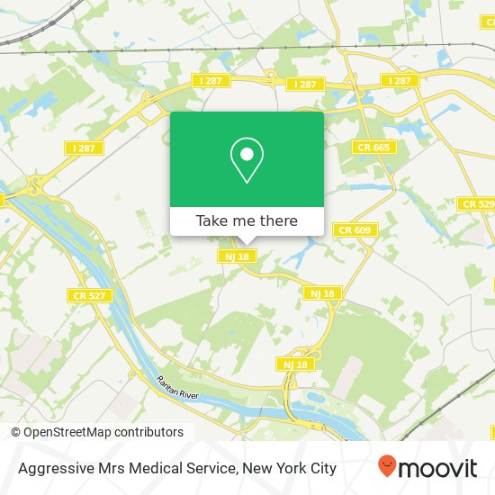 Mapa de Aggressive Mrs Medical Service