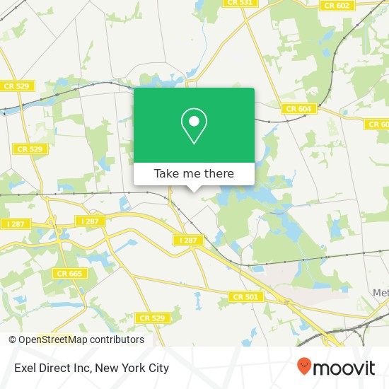 Exel Direct Inc map