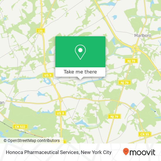 Honoca Pharmaceutical Services map