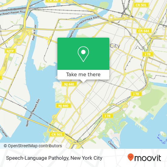 Speech-Language Patholgy map