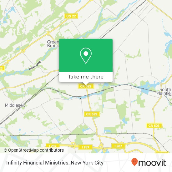 Infinity Financial Ministries map