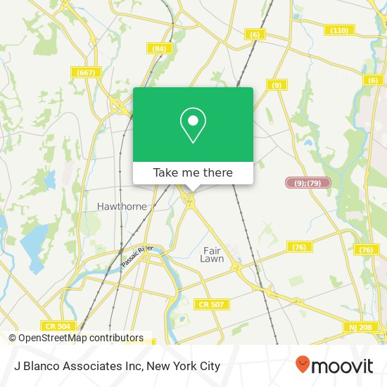 J Blanco Associates Inc map