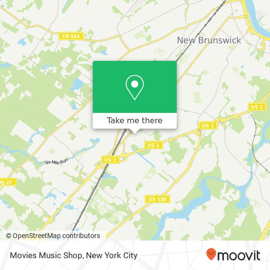 Mapa de Movies Music Shop