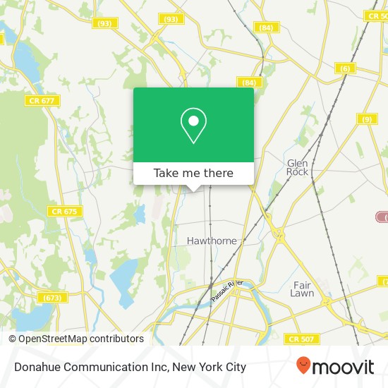 Mapa de Donahue Communication Inc
