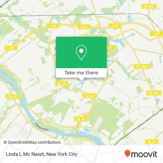 Linda L Mc Neish map