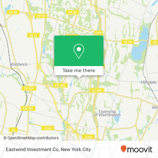 Eastwind Investment Co map