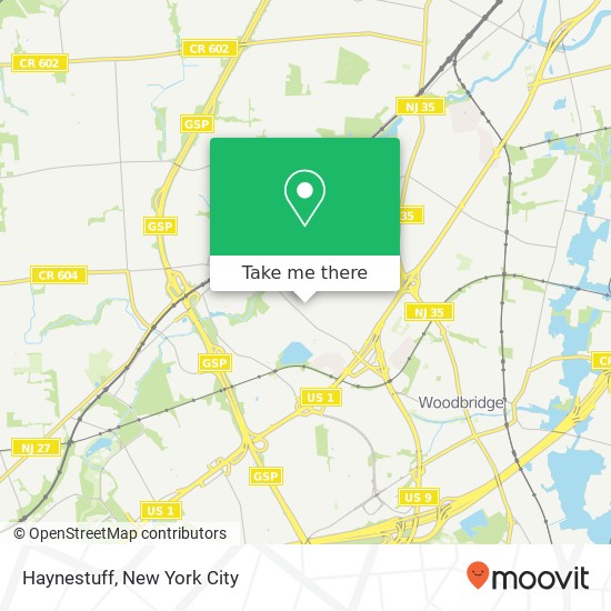 Haynestuff map