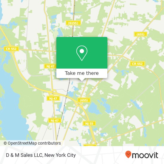 D & M Sales LLC map