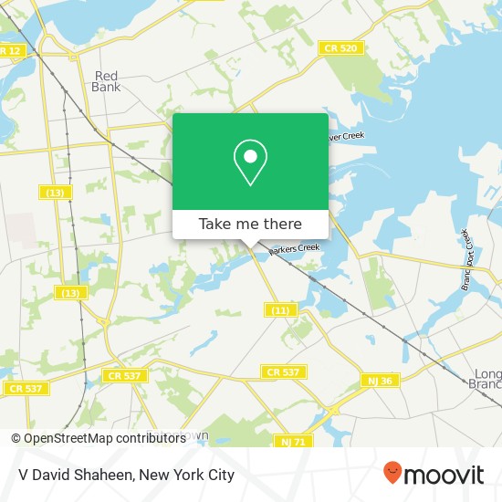 V David Shaheen map