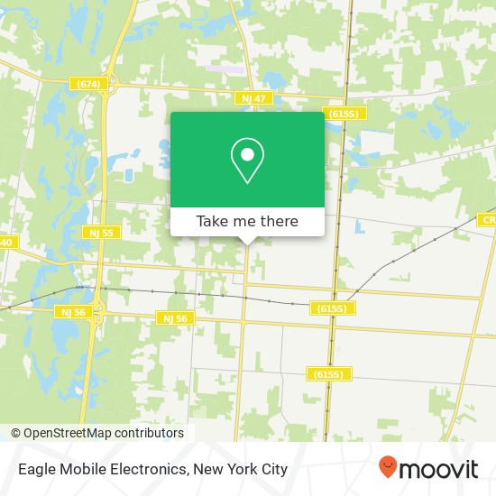 Mapa de Eagle Mobile Electronics