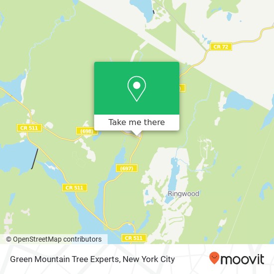 Mapa de Green Mountain Tree Experts