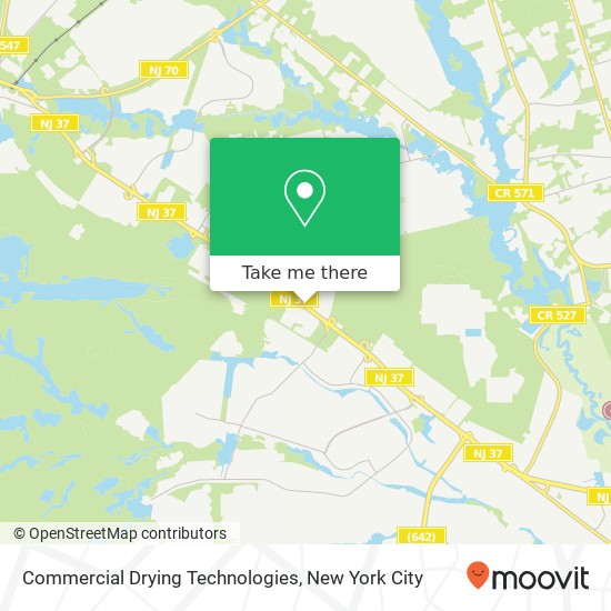 Mapa de Commercial Drying Technologies