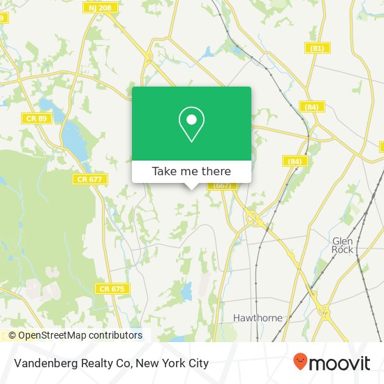 Mapa de Vandenberg Realty Co