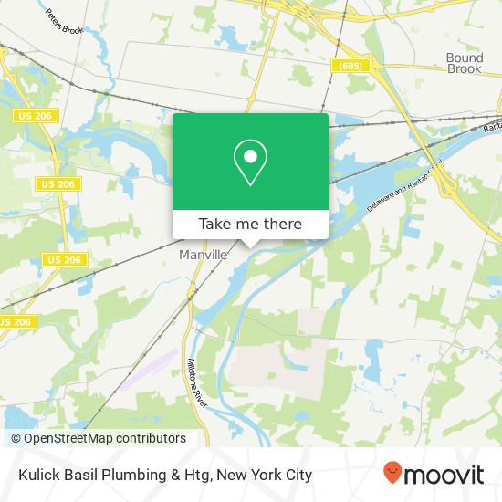 Kulick Basil Plumbing & Htg map