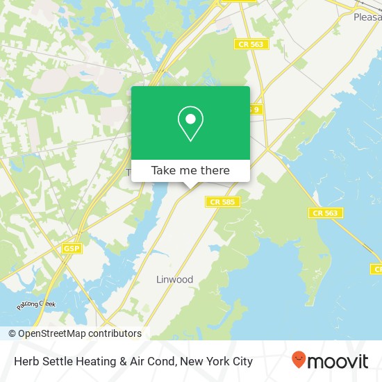 Herb Settle Heating & Air Cond map