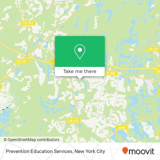 Prevention Education Services map