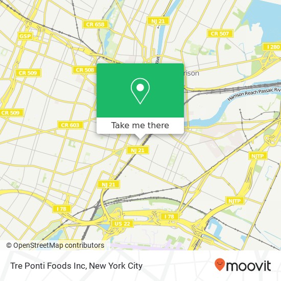 Tre Ponti Foods Inc map