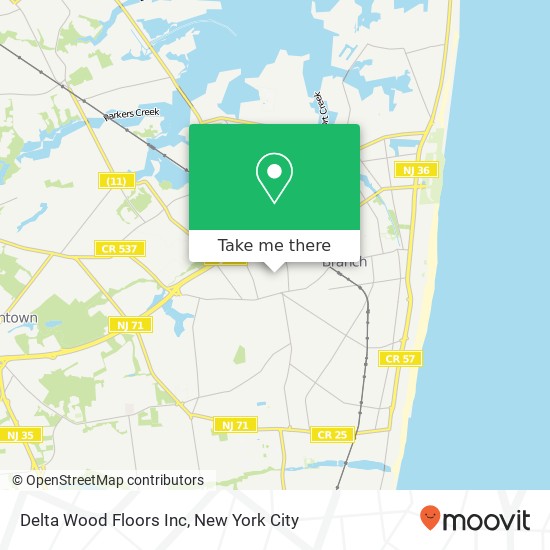 Delta Wood Floors Inc map