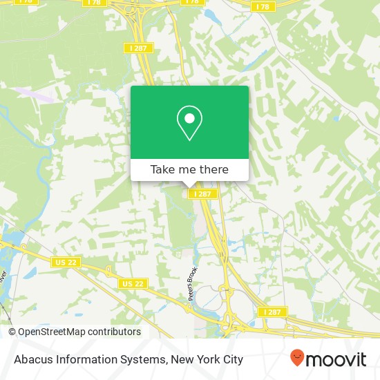 Mapa de Abacus Information Systems