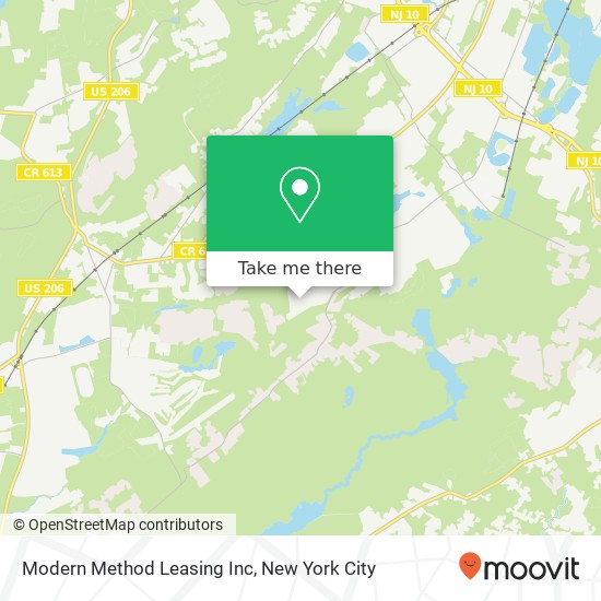 Modern Method Leasing Inc map