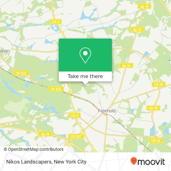 Nikos Landscapers map