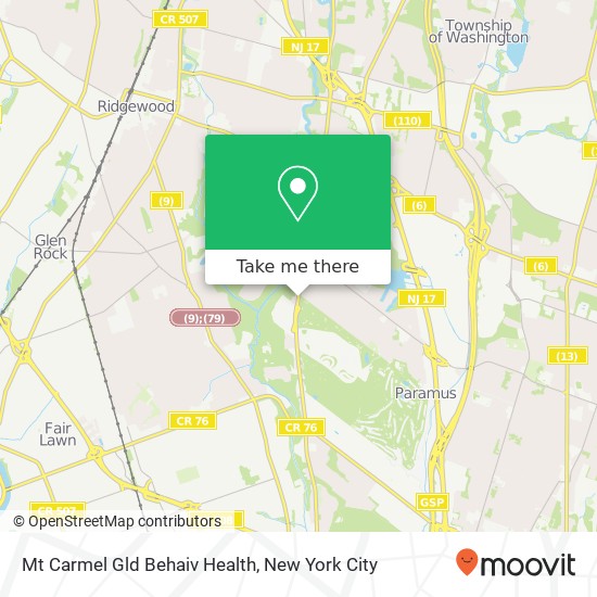 Mapa de Mt Carmel Gld Behaiv Health
