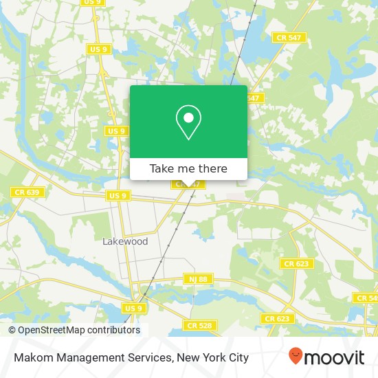 Mapa de Makom Management Services