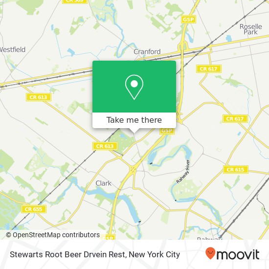 Mapa de Stewarts Root Beer Drvein Rest