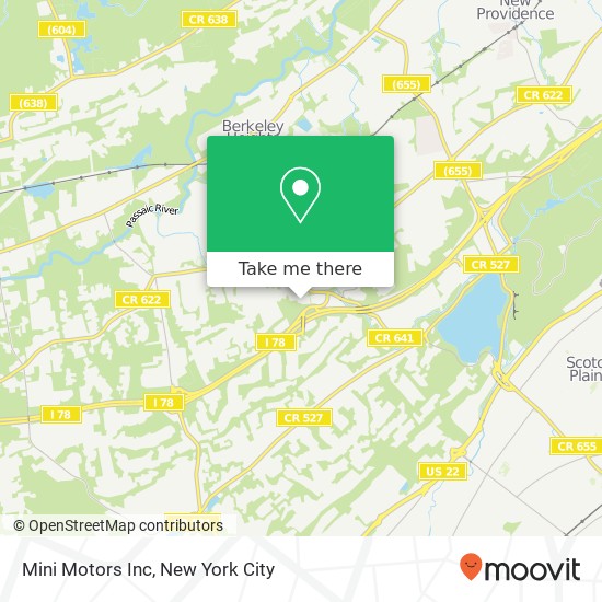 Mini Motors Inc map